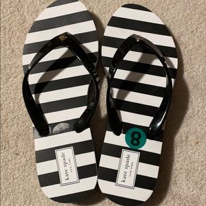 Kate Spade wedge flip flops